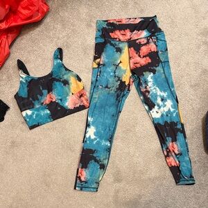 Vibrant Tie-Dye Leggings